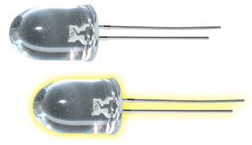 Buy 1 Get 1 Free 10mm, White LED,  15000 mcd Non-Diffused